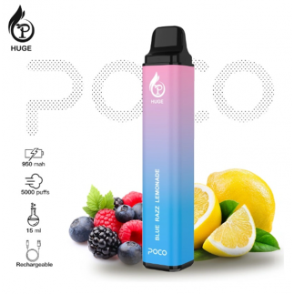 POCO HUGE 5000 Blue Razz Lemonade 2%