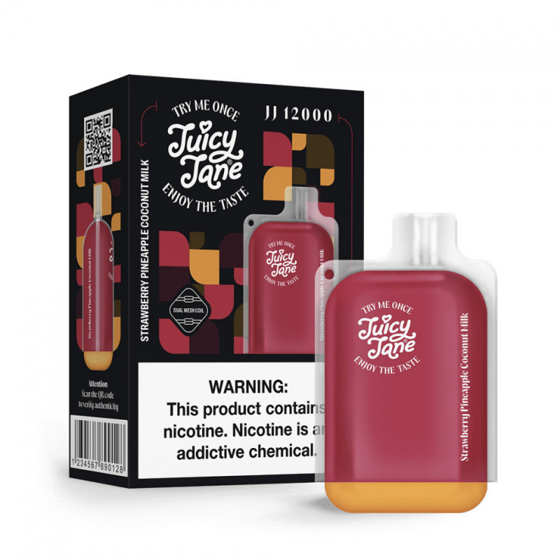 Juicy Jane 12000 Strawberry Pineapple Coconut Milk 5%