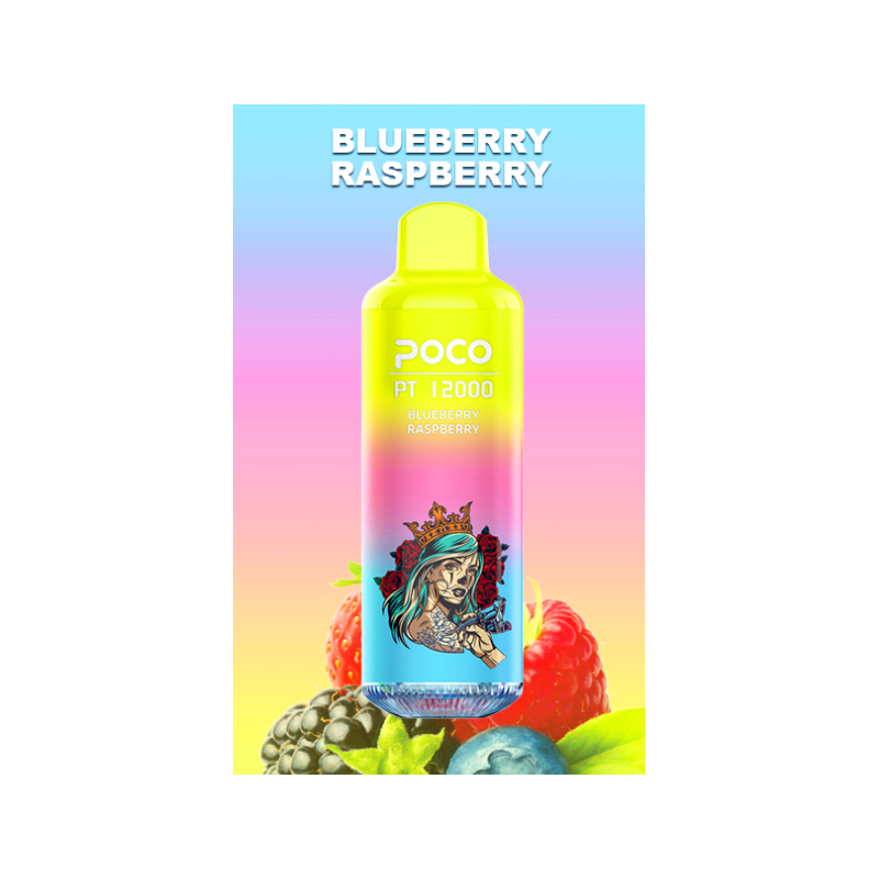 POCO PT 12000 Blueberry Raspberry 2%